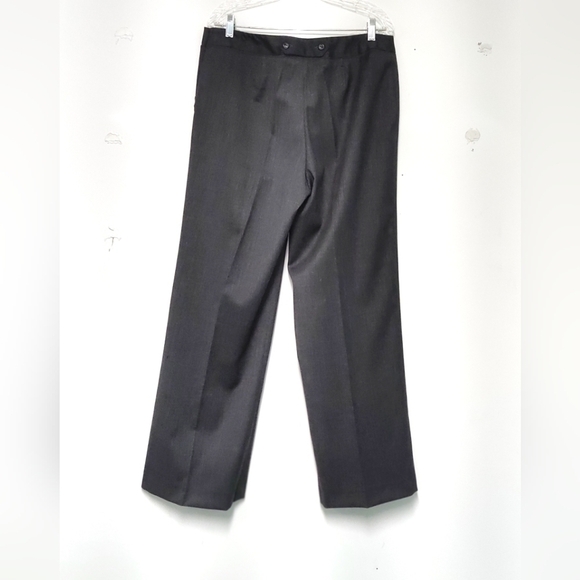 Vintage Harve Bernard wool women's pants office attire dark grey Size:Talla 12 - Picture 2 of 7